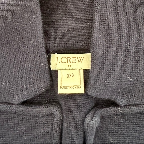 navy j. crew sweater blazer - Picture 5 of 5